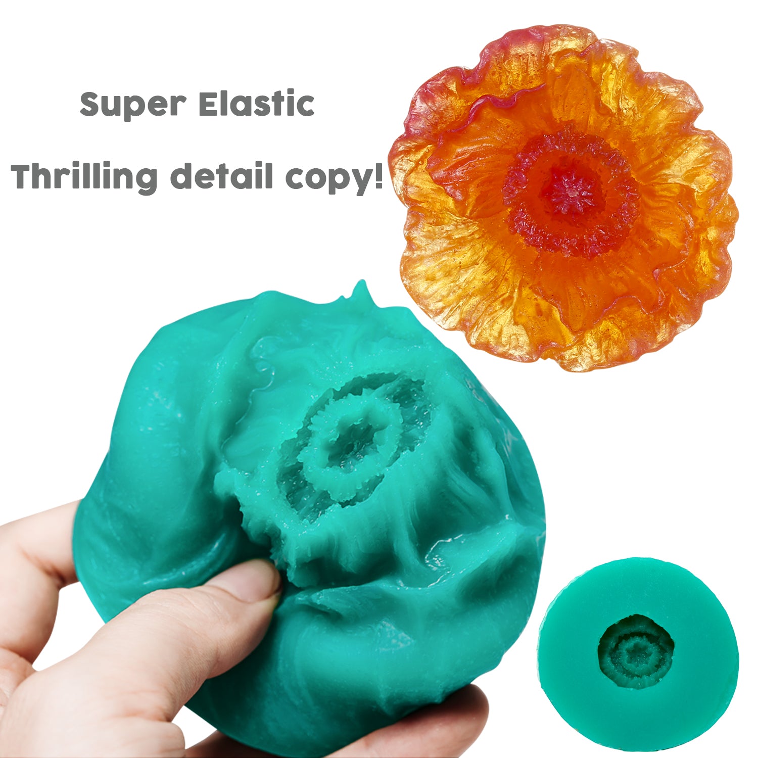 BBDINO Super Elastic Silicone Mold Making Kit, Liquid Silicone for Mold  Making, Silicone Rubber Mold Making Kit 1:1 by Volume Ideal for Casting 3D
