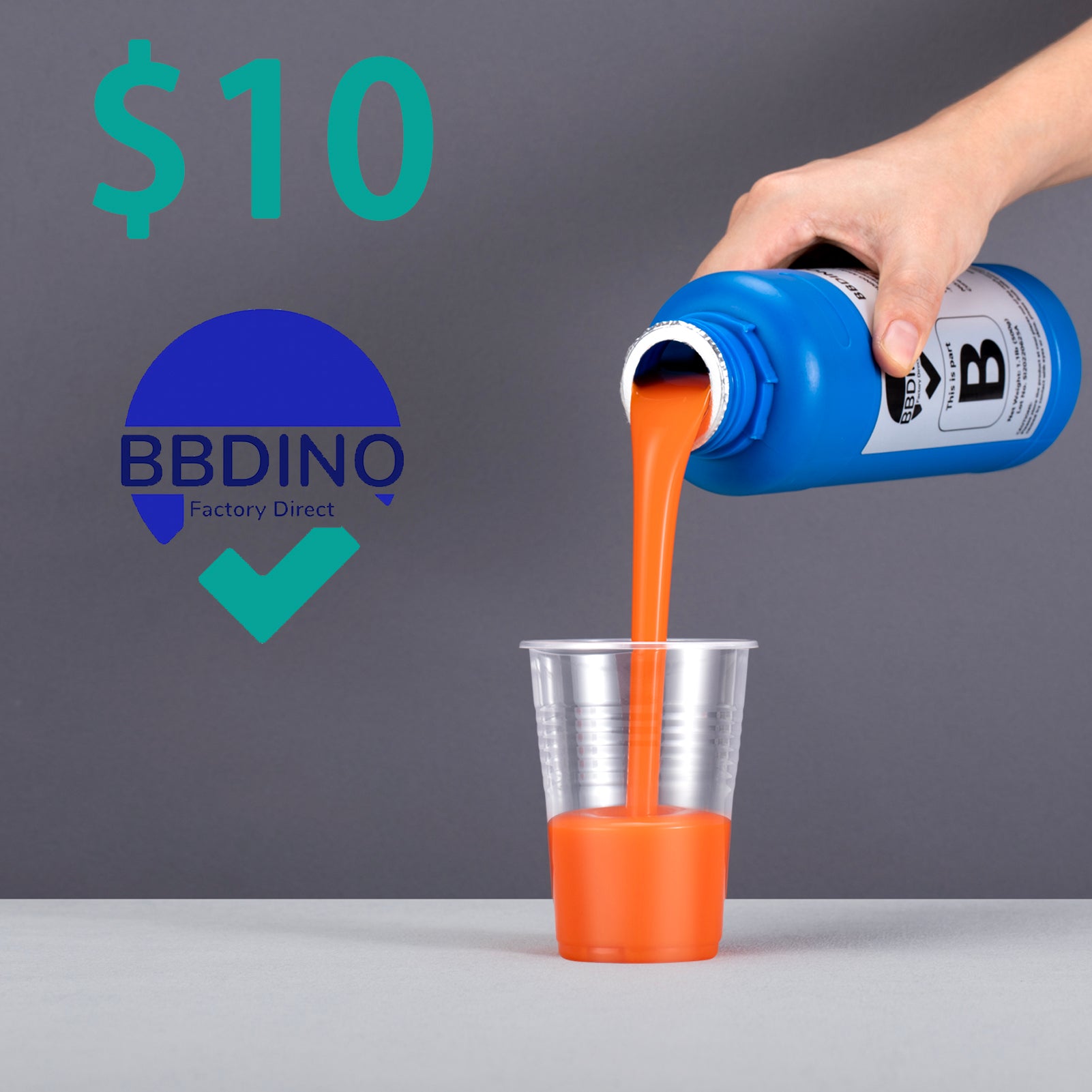 BBDINO 20A Clear Silicone Platinum Mold Making Rubber Trial Kit